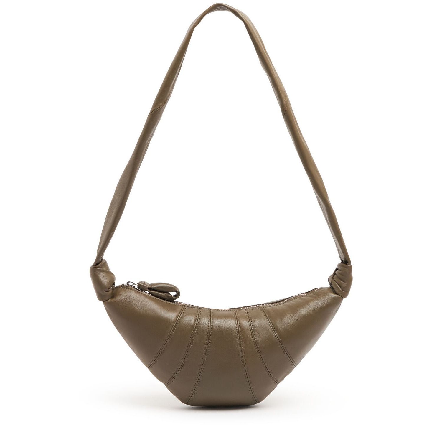 Lemaire LEMAIRE Croissant Small Dark Khaki Leather Shoulder Bag New Size ONE SIZE - 1 Thumbnail