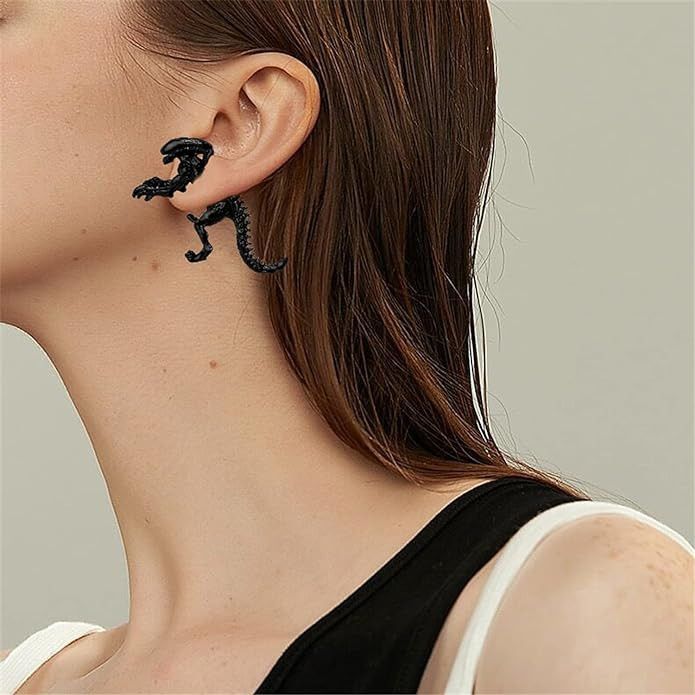 Other Dinosaur skull stud earring Size ONE SIZE - 5 Thumbnail