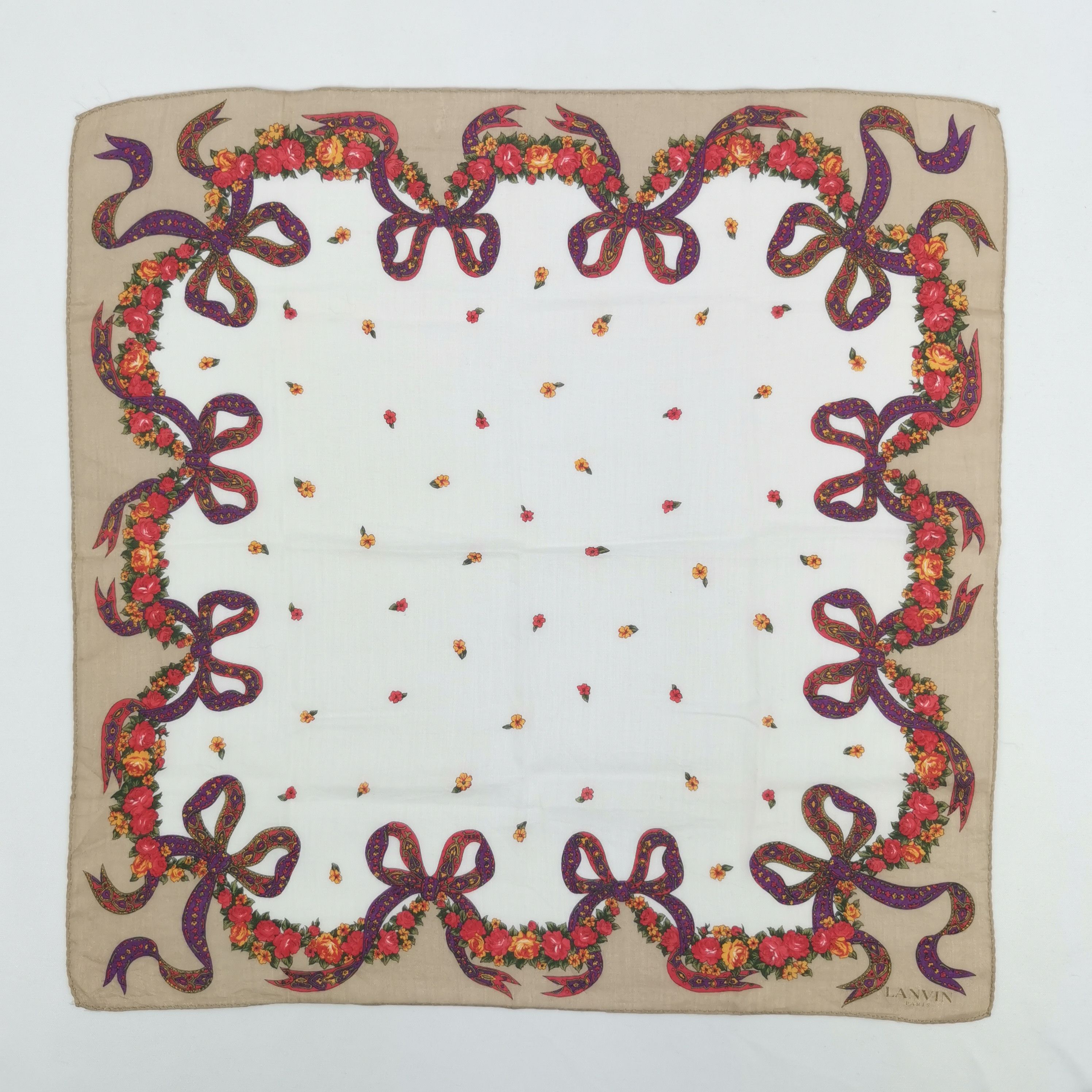 Lanvin Vintage Lanvin Handkerchief Neckerchief Bandana Size ONE SIZE - 2 Thumbnail