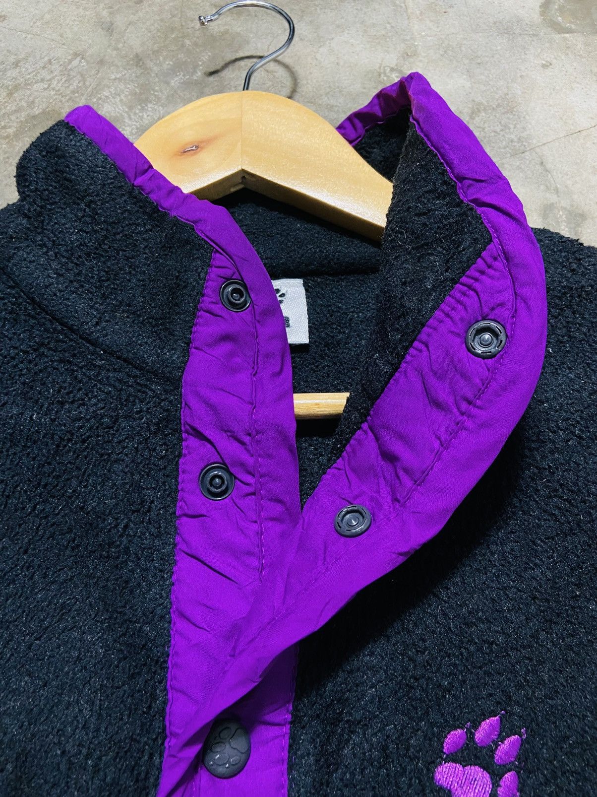 Jack Wolfskin Vintage Jack Wolfskin Half Snap Buttons Fleece Size US L / EU 52-54 / 3 - 11 Thumbnail