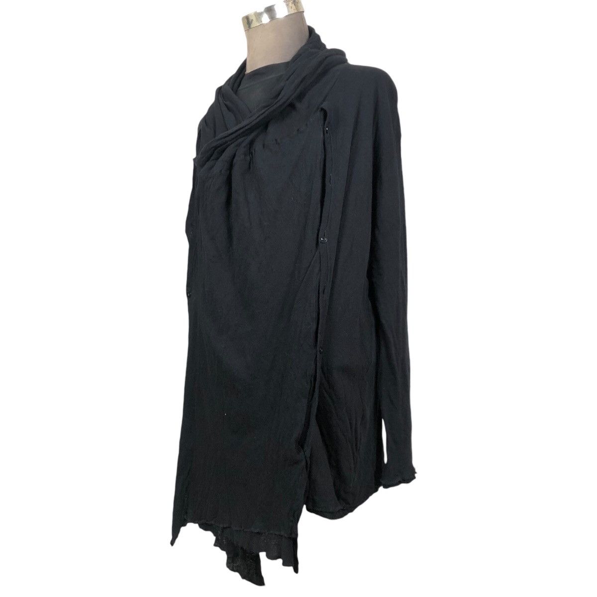 Yohji Yamamoto Yohji Yamamoto Pour Homme 2008 S/S Cut & Sewn Capes Cardigan Size US L / EU 52-54 / 3 - 2 Thumbnail
