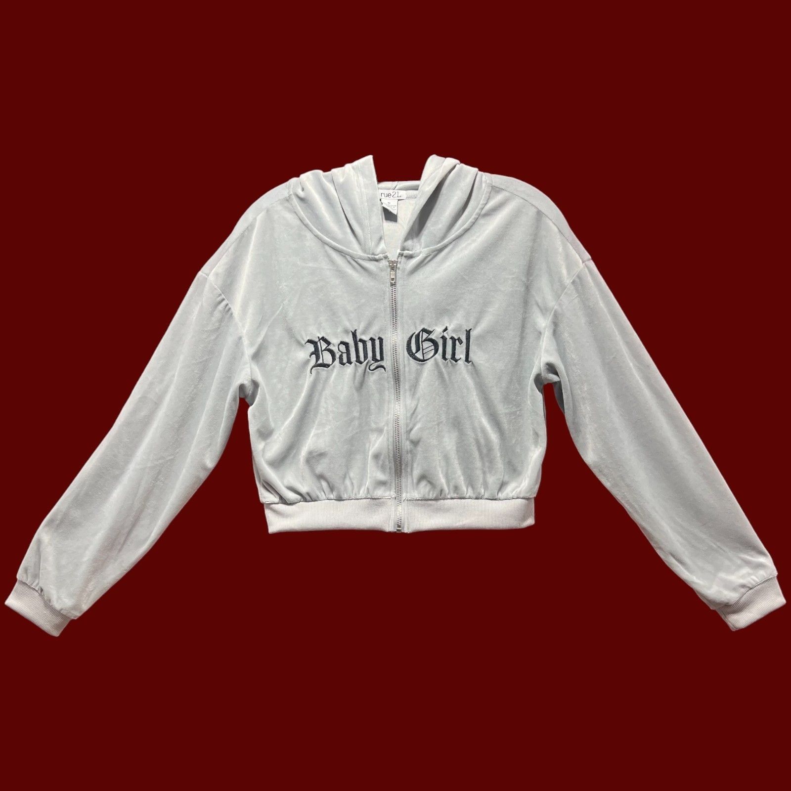 rue21 Rue 21 - Women's Long Sleeve Hooded Sports Sweatshirt-Graphi Size M / US 6-8 / IT 42-44 - 1 Thumbnail