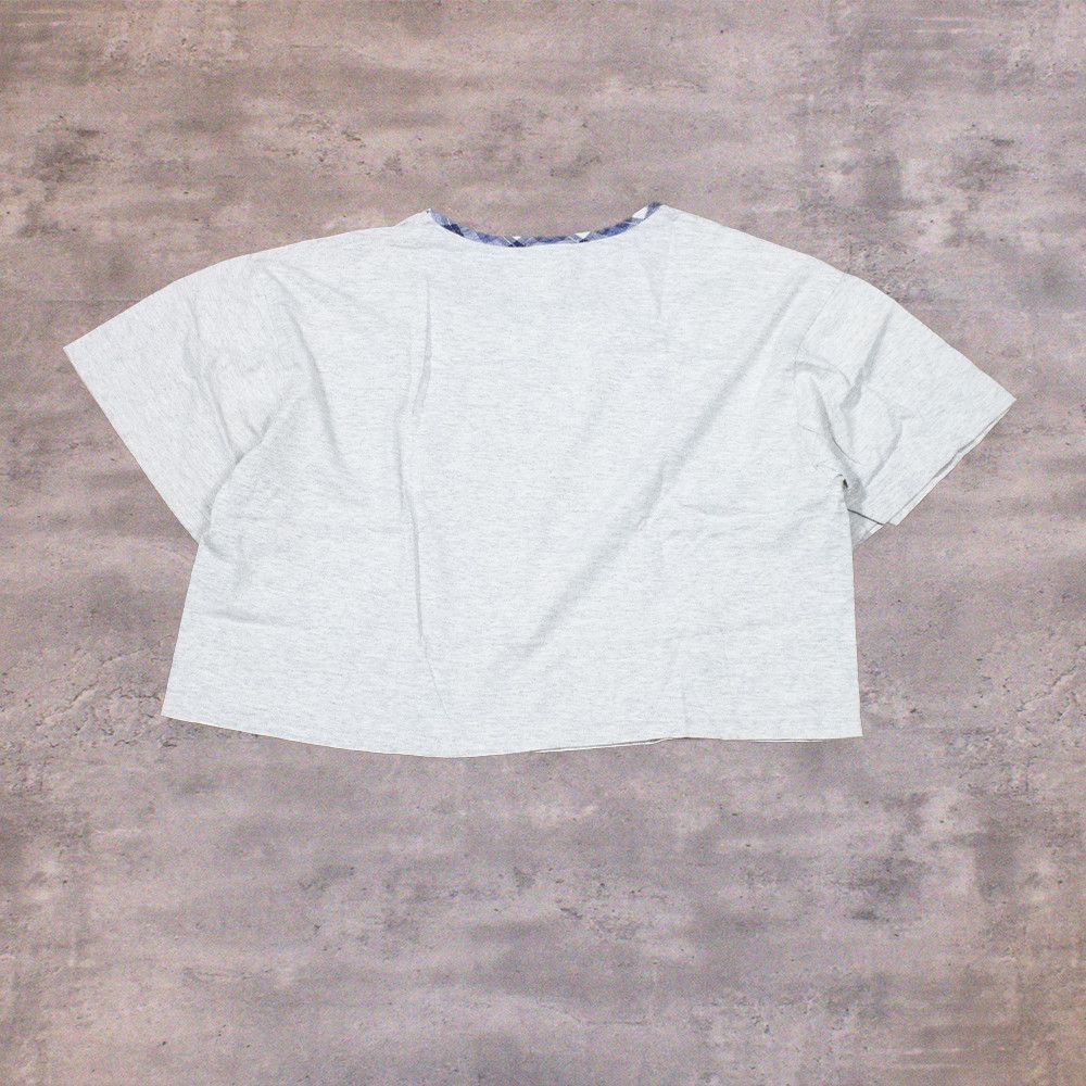 Cartoon Network × Vintage Vintage 1997 Tweety University Cropped Grey Crop Top T-Shirt Size L / US 10 / IT 46 - 2 Thumbnail