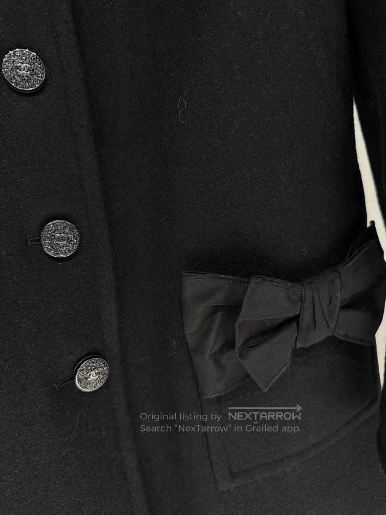 Chanel Chanel 24B bow pocket long coat Size XS / US 0-2 / IT 36-38 - 3 Thumbnail