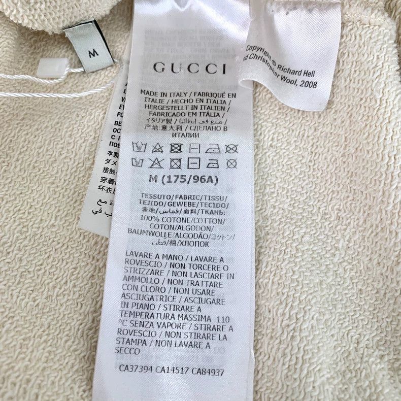 Gucci Gucci White Long Sleeve Sweatshirt with Print- Size US M / EU 48-50 / 2 - 7 Thumbnail