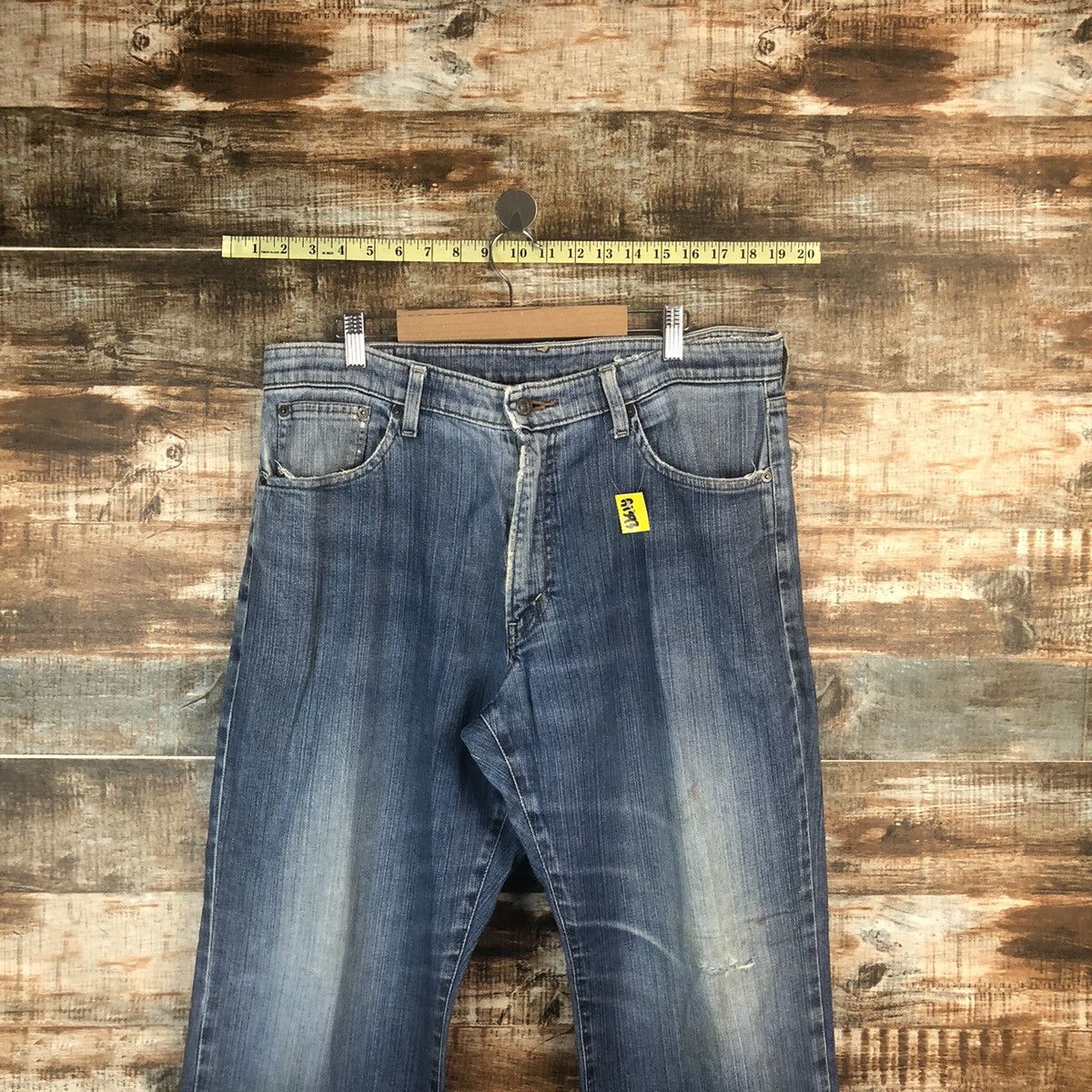 Vintage Bobson vintage Blue Denim Pants #A1393 Size US 35 - 4 Thumbnail