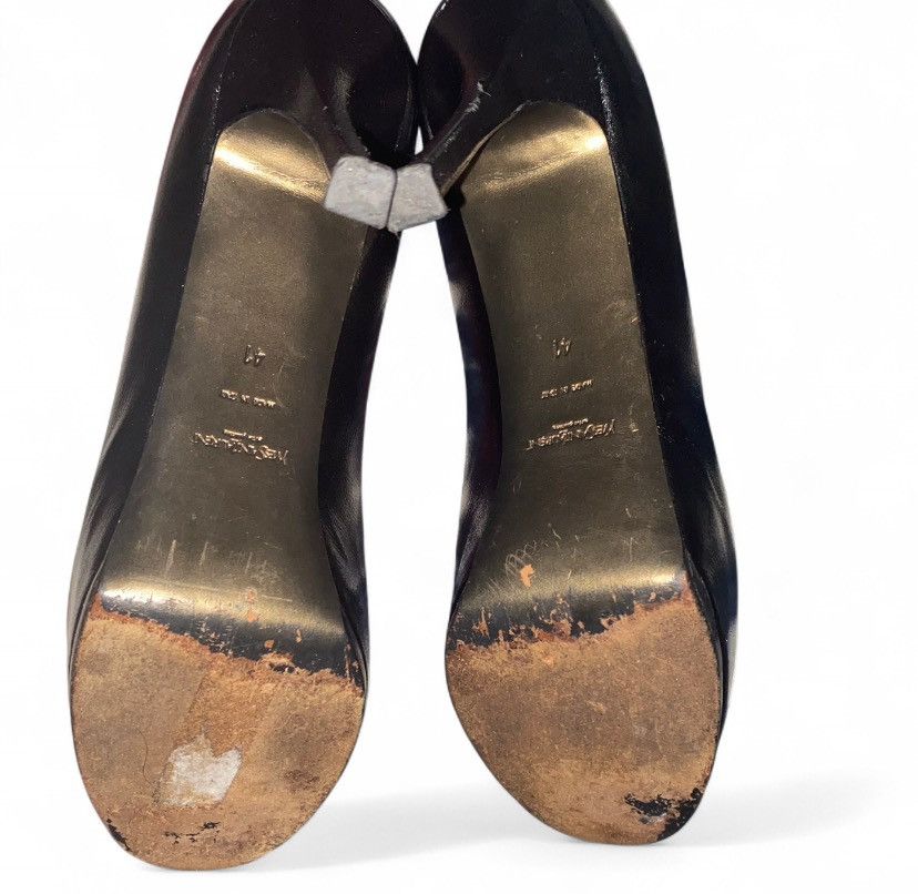 Yves Saint Laurent YSL Yves Saint Laurent Tribtoo Patent Platform Pumps Size US 10 / IT 40 - 5 Thumbnail
