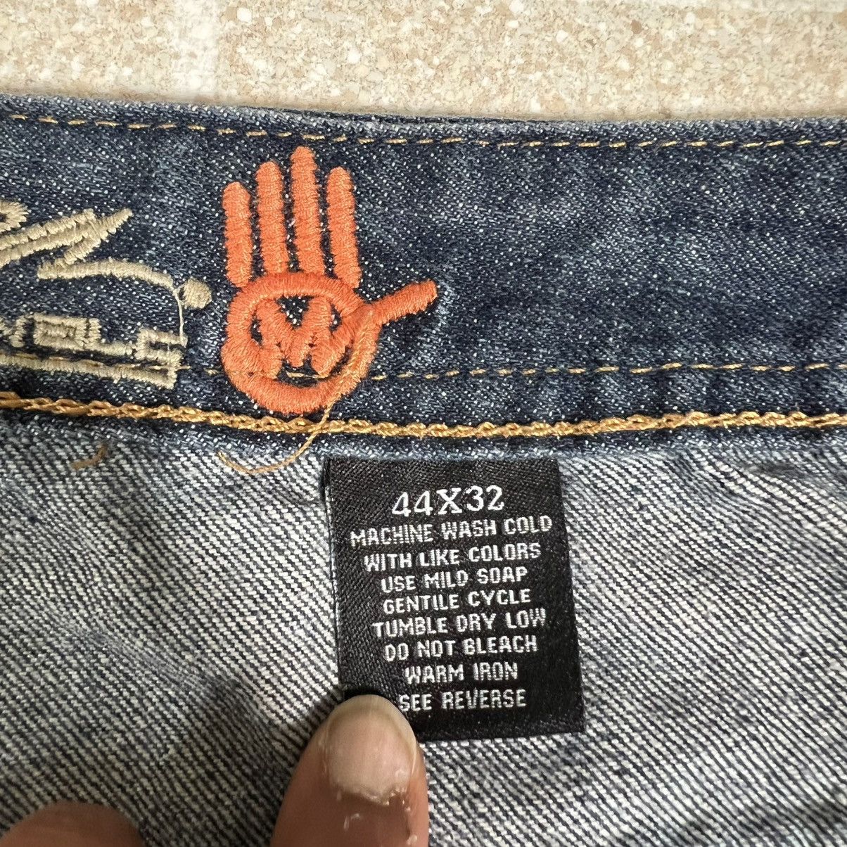 Other Miskeen Jeans 40x32 Baggy Denim Wide Leg Embroidered y2k Size US 40 / EU 56 - 7 Thumbnail
