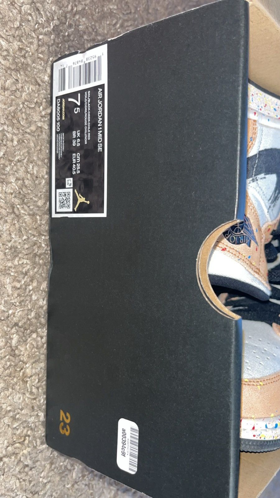Jordan Brand × Nike Jordan 1 Mid SE Brushstroke Size US 7.5 / EU 40-41 - 11 Thumbnail