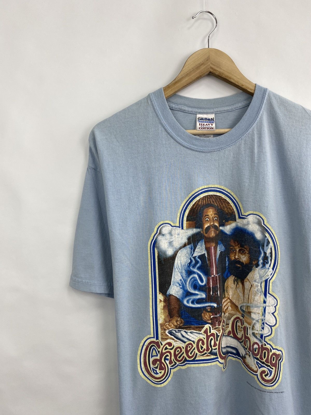 Gildan Vintage 2006 Chechen and Chong Movie Marijuana t-shire Y2K Size US XL / EU 56 / 4 - 2 Thumbnail