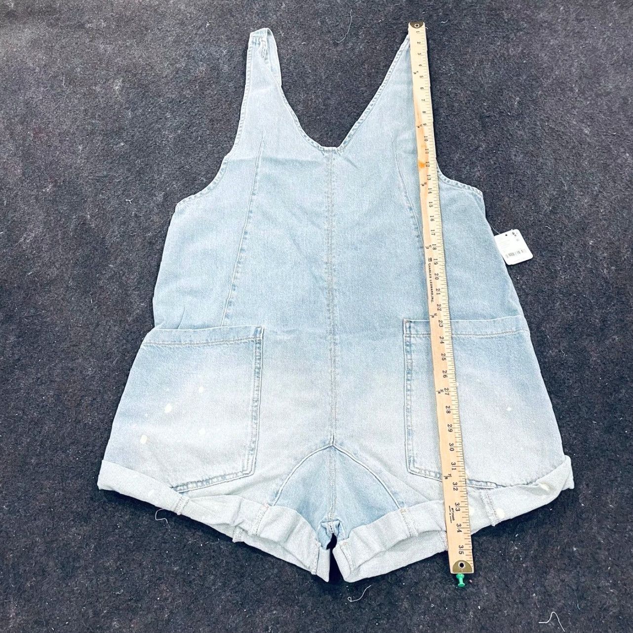 VINTAGE WE THE FREE High Roller Romper Women's Size L Blue
