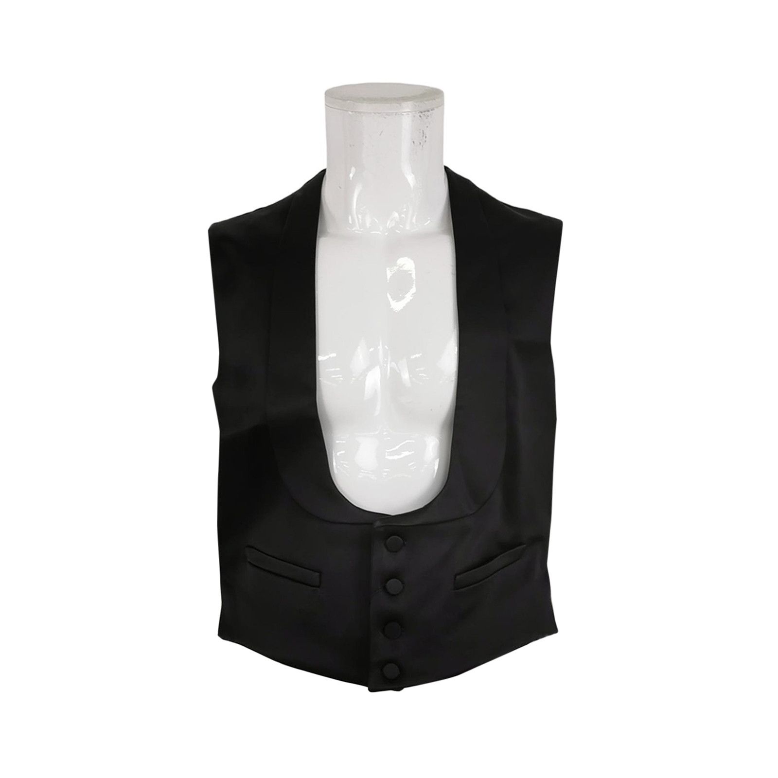 Gucci Gucci Silk Blend Double G Logo Vest M Size US M / EU 48-50 / 2 - 1 Thumbnail