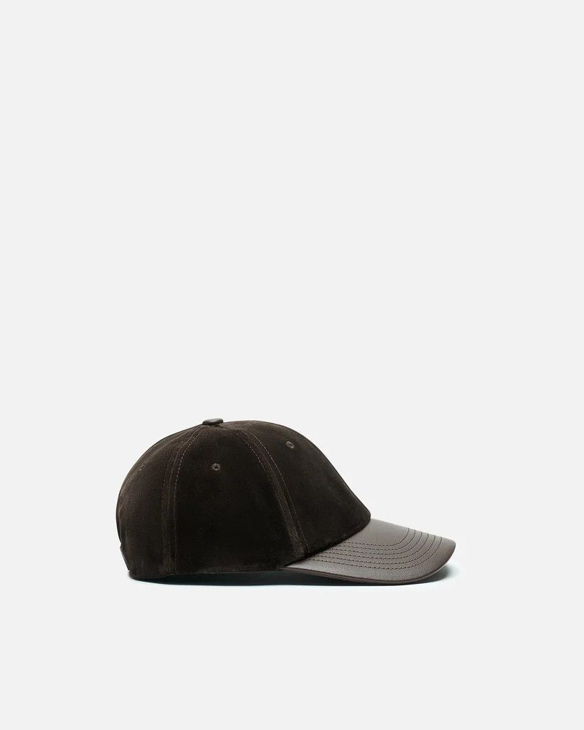 Wales Bonner o1s1v1r1oon0825 Size: OS/Morning Cap in Dark Brown Size ONE SIZE - 1 Thumbnail