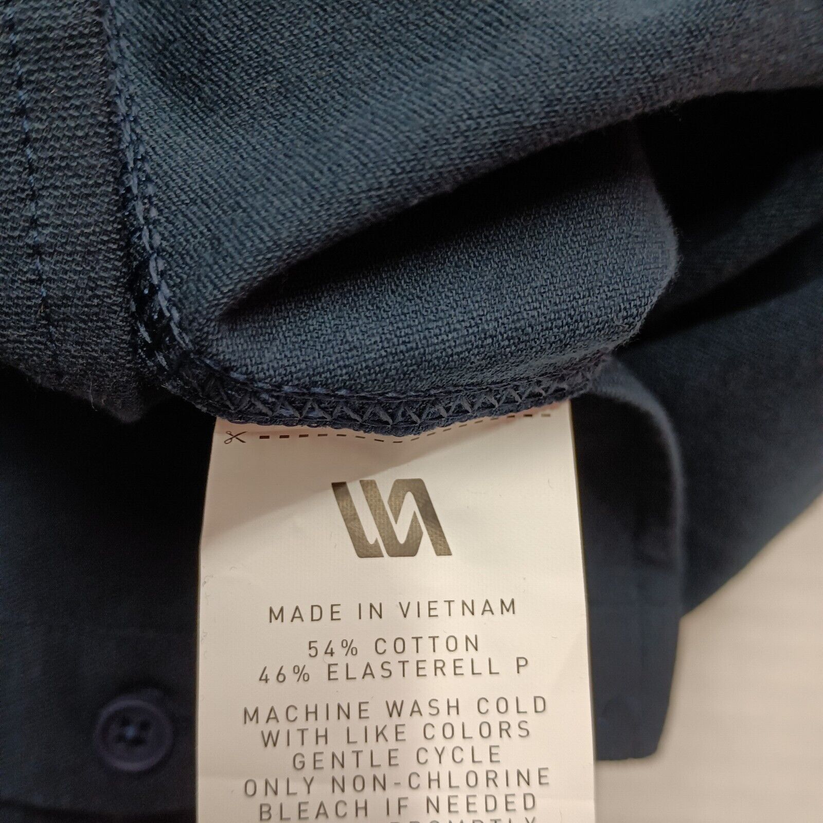 Other VRST Men's Refined Knit Button Up Slate SS Shirt Size M Blue Size US M / EU 48-50 / 2 - 6 Thumbnail