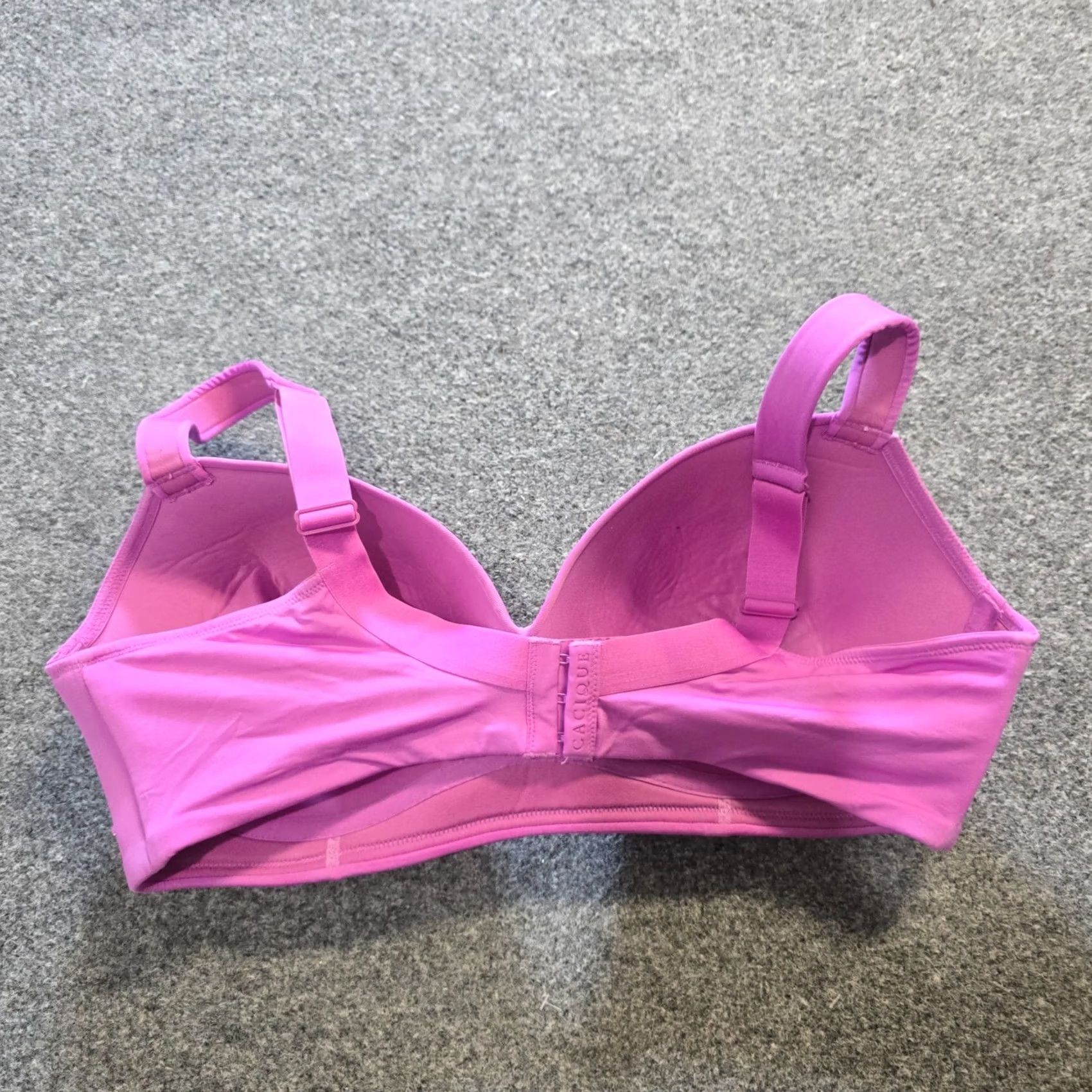 Pinko Cacique Bra Womens 40DDD Pink Lightly Lined No Wire Lane Bryant Classic Comfort Shirt Womens 40DDD Pink Lightly Lined Wireless Back Closure Hook & Eye Size ONE SIZE - 3 Thumbnail