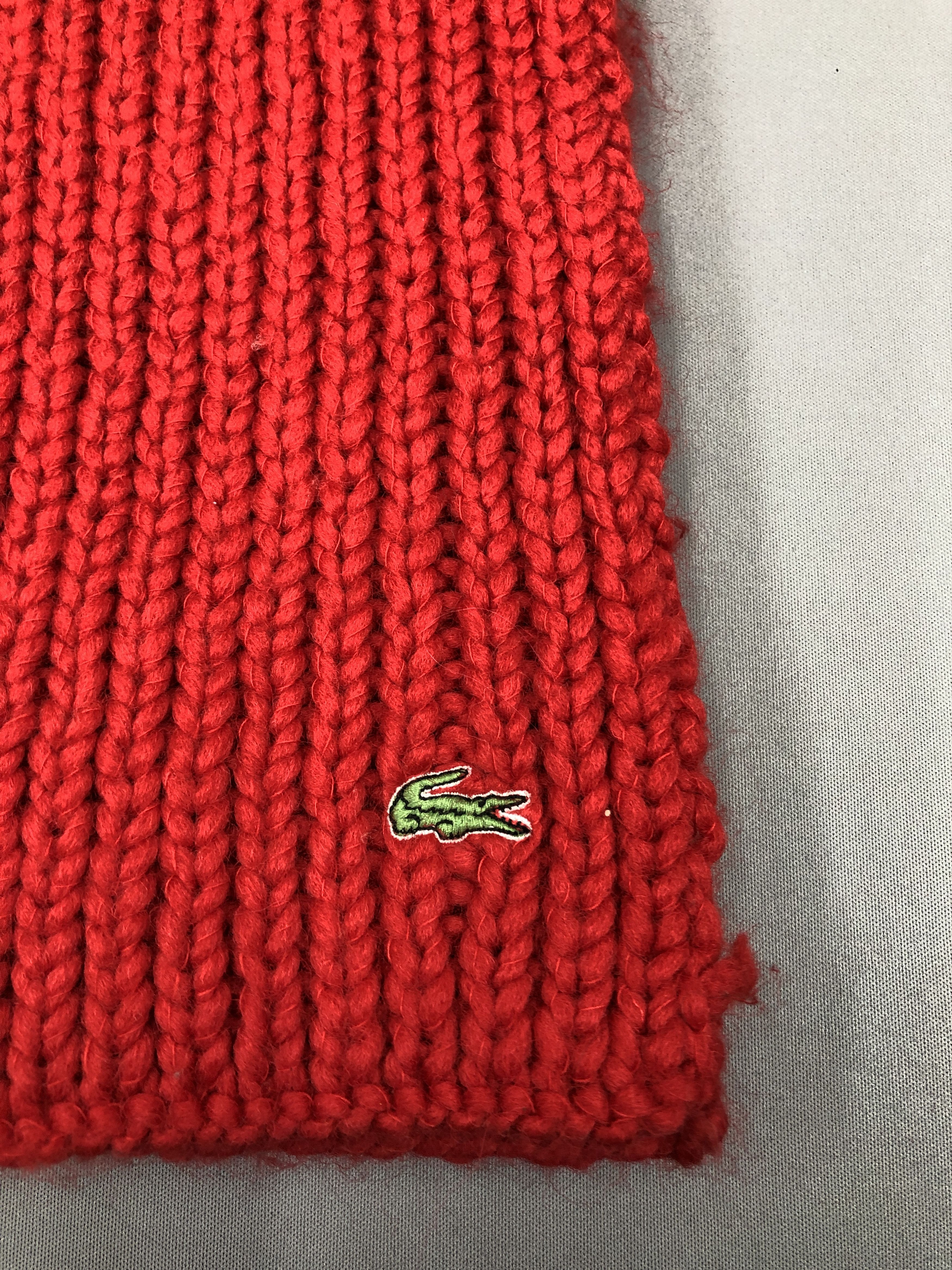 Lacoste Lacoste Knit Scarf / Muffler / Neckwear Size ONE SIZE - 5 Thumbnail