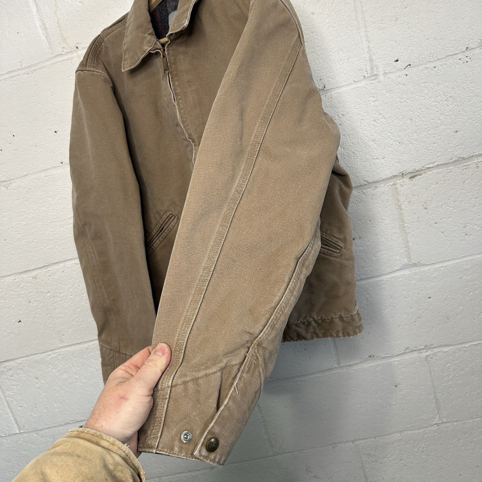Carhartt Vintage Carhartt Blanketed Detroit Jacket “Saddle” J146 SDL Size US M / EU 48-50 / 2 - 10 Thumbnail