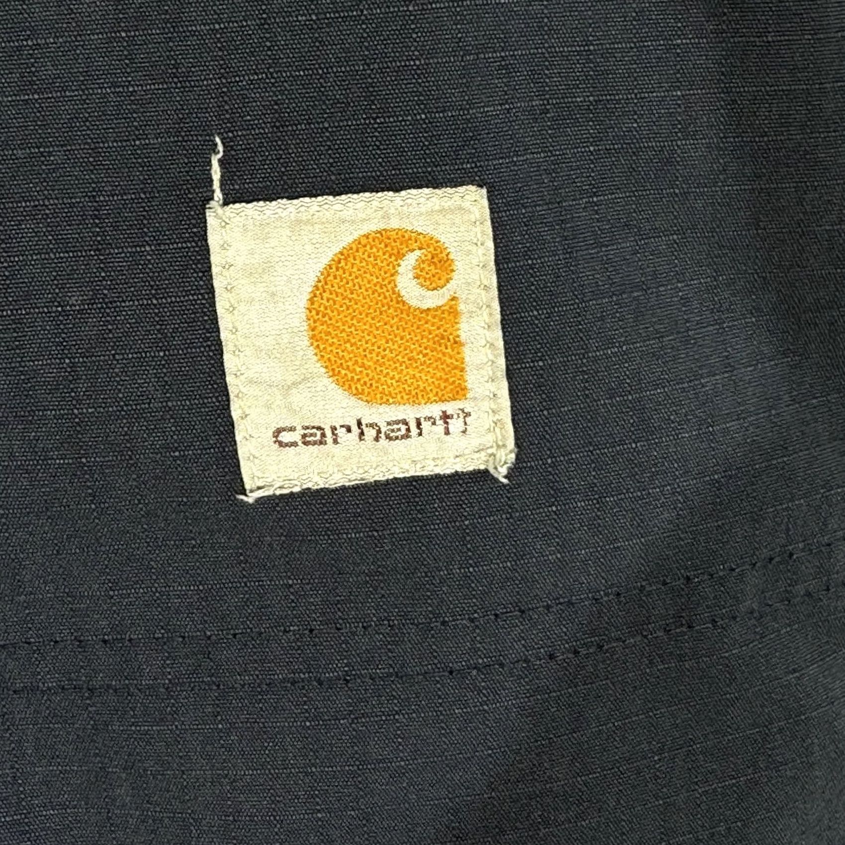 Carhartt Carhartt Pants Mens 36x28 Relaxed Fit Ripstop Workwear Cargo Utility Zip Pocket Navy Blue Size US 36 / EU 52 - 5 Thumbnail