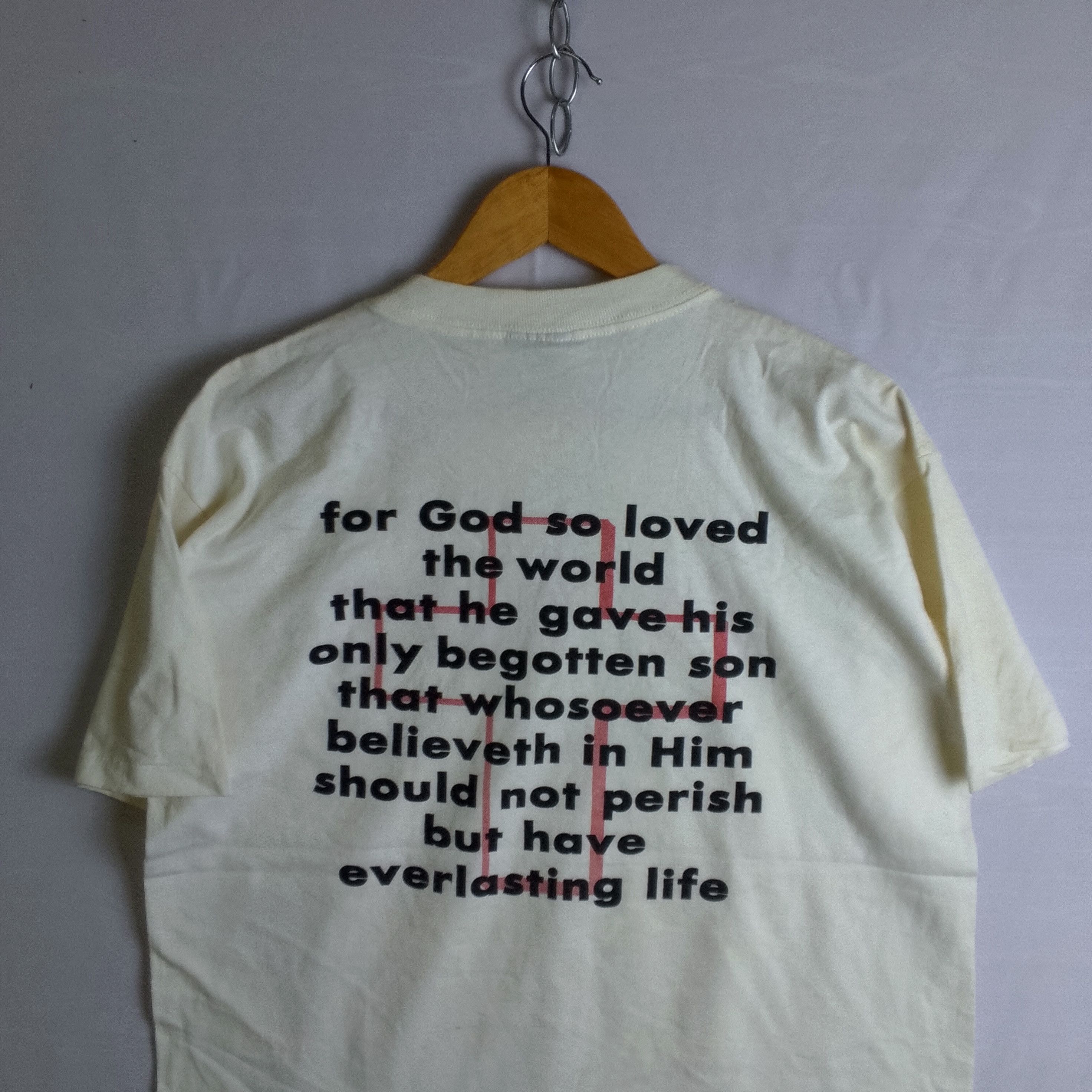 Vintage Vintage Jesus Cross Tee Religion Size US L / EU 52-54 / 3 - 5 Thumbnail