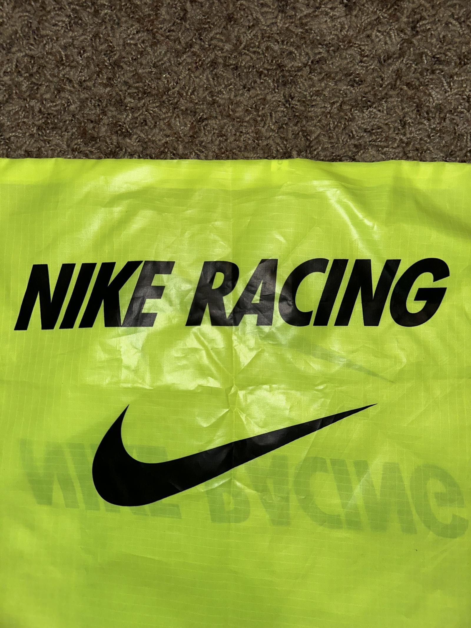Nike Nike Racing Track & Field Neon Yellow Drawstring Shoe Bag Size ONE SIZE - 2 Thumbnail