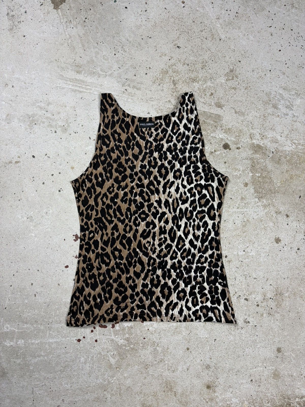 Dolce & Gabbana Vintage 2000s Dolce & Gabbana Underwear Leopard Print Tank Size S / US 4 / IT 40 - 2 Thumbnail