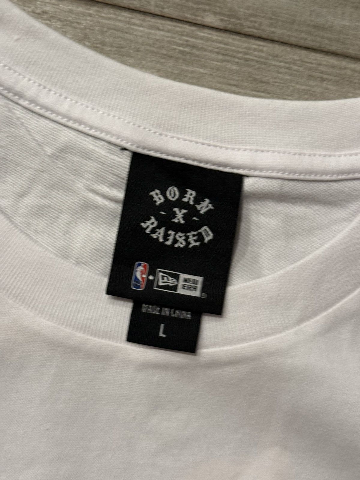 Born X Raised × NBA × New Era BORN X RAISED New Era Los Angeles Lakers LA Tee White Large Size US L / EU 52-54 / 3 - 6 Thumbnail