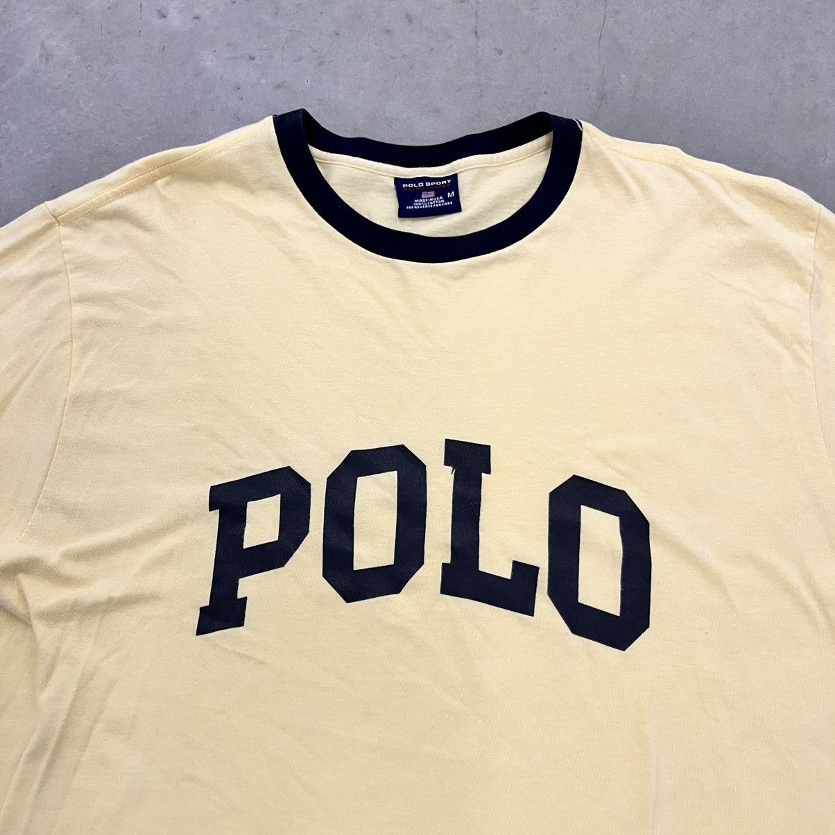 Polo Ralph Lauren Vintage 1990's Polo Sport "POLO" Classic Tee Baggy Fit M Size US M / EU 48-50 / 2 - 2 Thumbnail