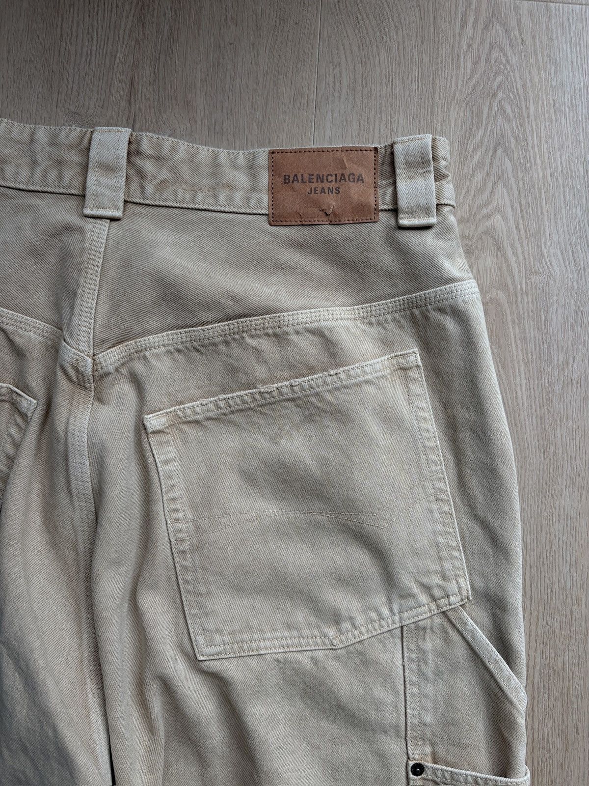 Balenciaga Balenciaga 25FW Destressed Double Knee Carpenter Pants Size US 32 / EU 48 - 6 Thumbnail