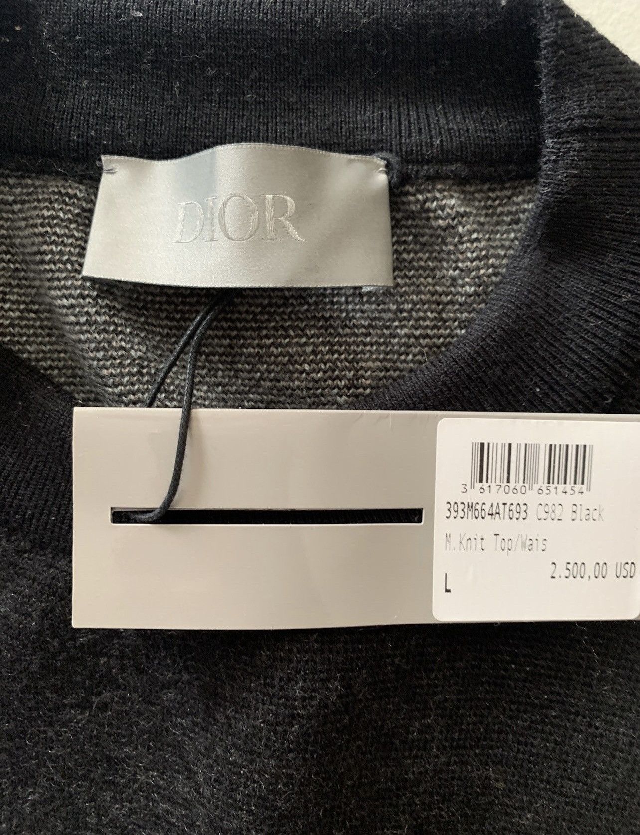 Dior Sleeveless Jacquard Sweater Size US L / EU 52-54 / 3 - 6 Thumbnail