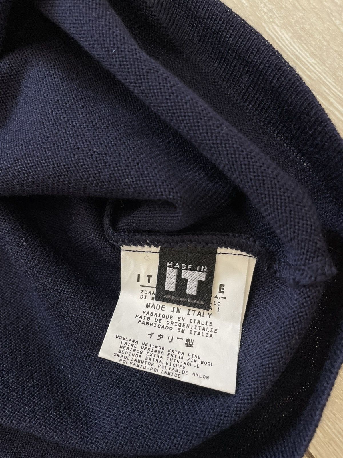 Versace × Versace Jeans Couture × Vintage Versace Jeans Couture vintage sweater Lana Merino Wool Size L / US 10 / IT 46 - 6 Thumbnail