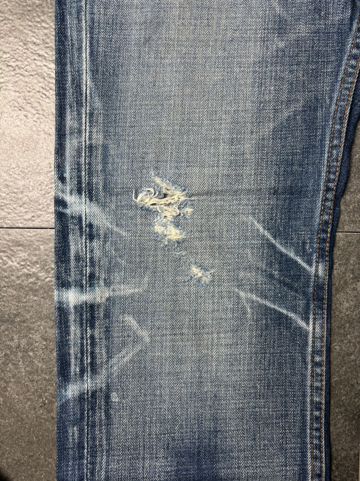 JACKROSE 2000s Jackrose Clas Marks Distressed Bootcut Jeans Size US 31 - 4 Thumbnail