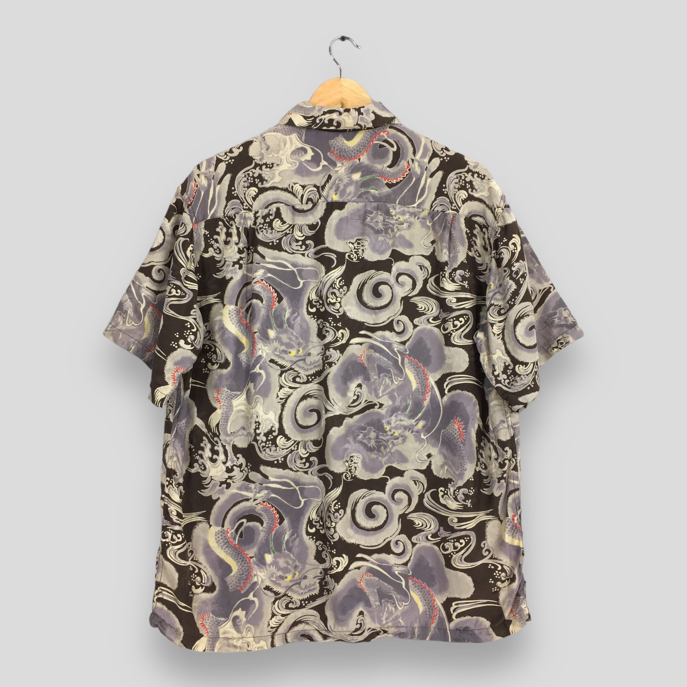 Other Vintage 80s Rockabilly Hawaiian Aloha Dragon Shirt Medium Size US M / EU 48-50 / 2 - 8 Thumbnail