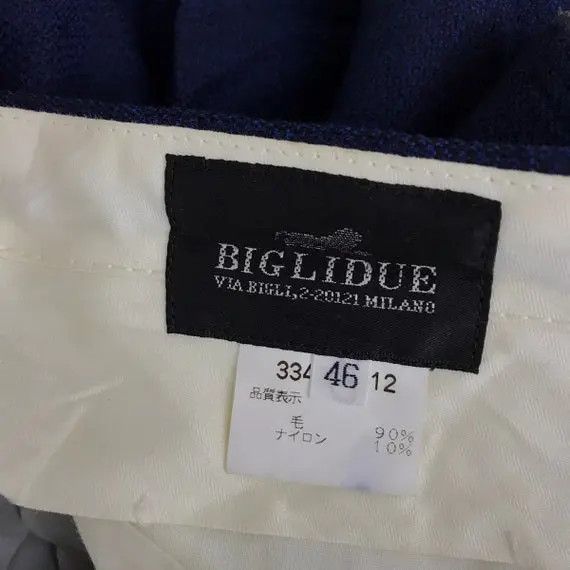 Other Vtg 90’ BIGLIDUE MILANO ITALY Blue Casual Pant Trouser Slack Size 28" / US 6 / IT 42 - 6 Thumbnail