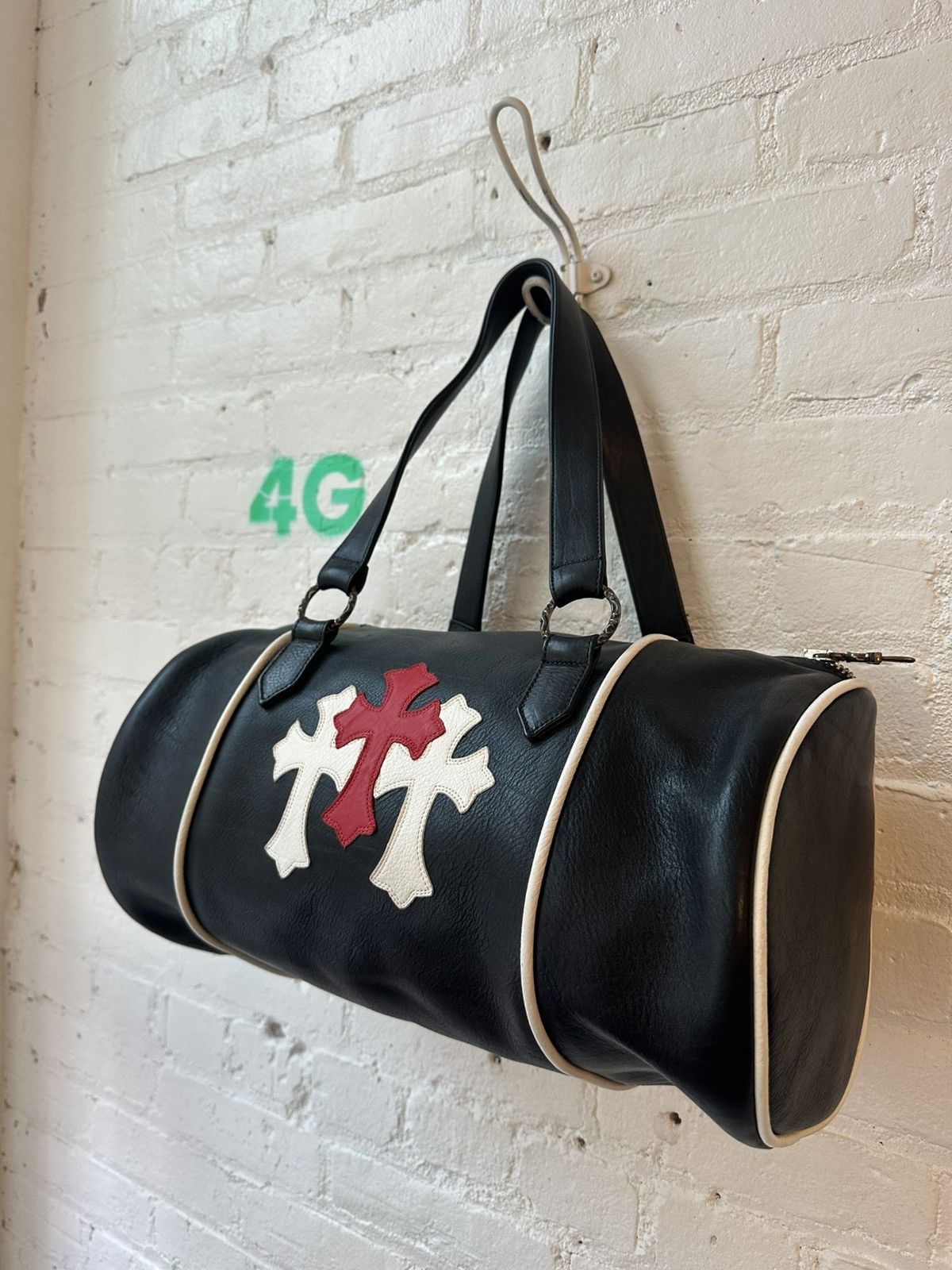 Chrome Hearts Chrome Hearts MINI BOSTON DUFFLE CROSS PATCH BAG NEW Size ONE SIZE - 6 Thumbnail