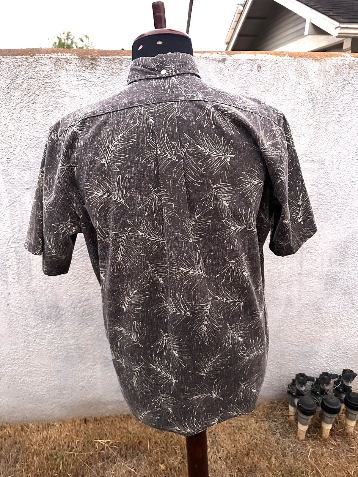 Reyn Spooner Reyn Spooner Hawaiian Print Black Full Button Men's Medium Size US M / EU 48-50 / 2 - 2 Thumbnail