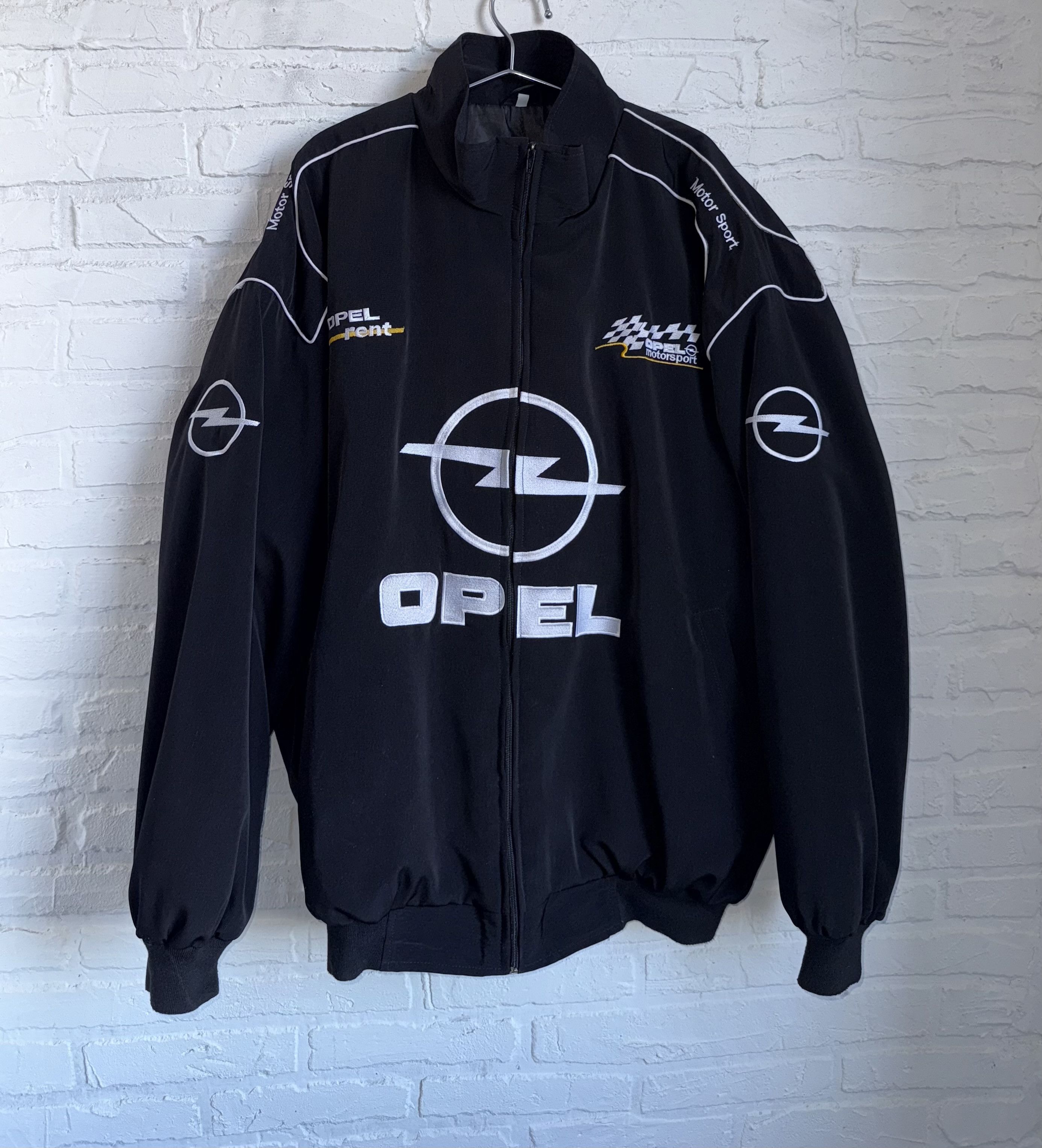 Other Vintage 90s Opel Motorsport Racing Jacket black big logo Size US XXL / EU 58 / 5 - 1 Thumbnail