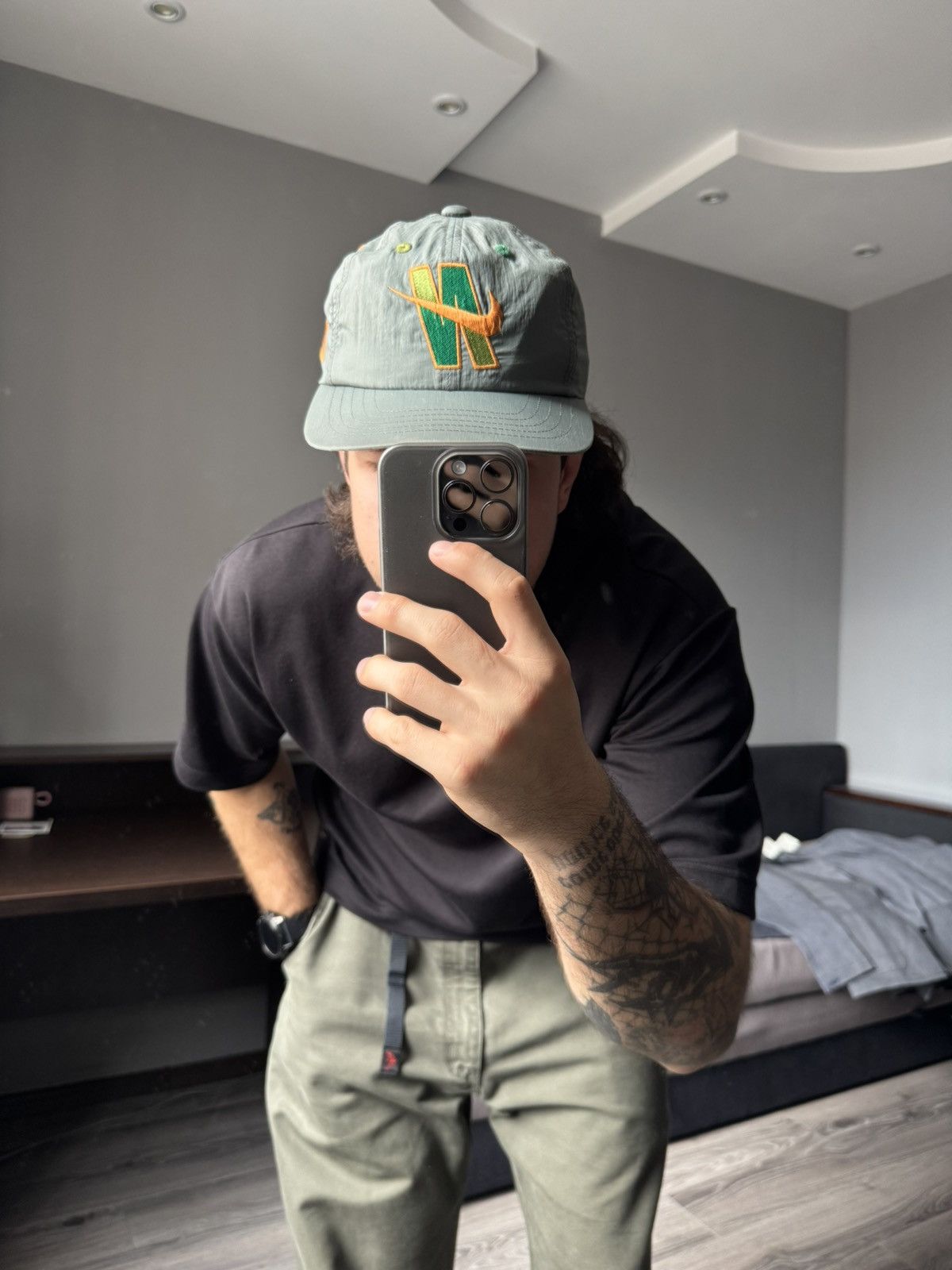 Nike Vintage Nike Rare cap OS Size ONE SIZE - 1 Thumbnail