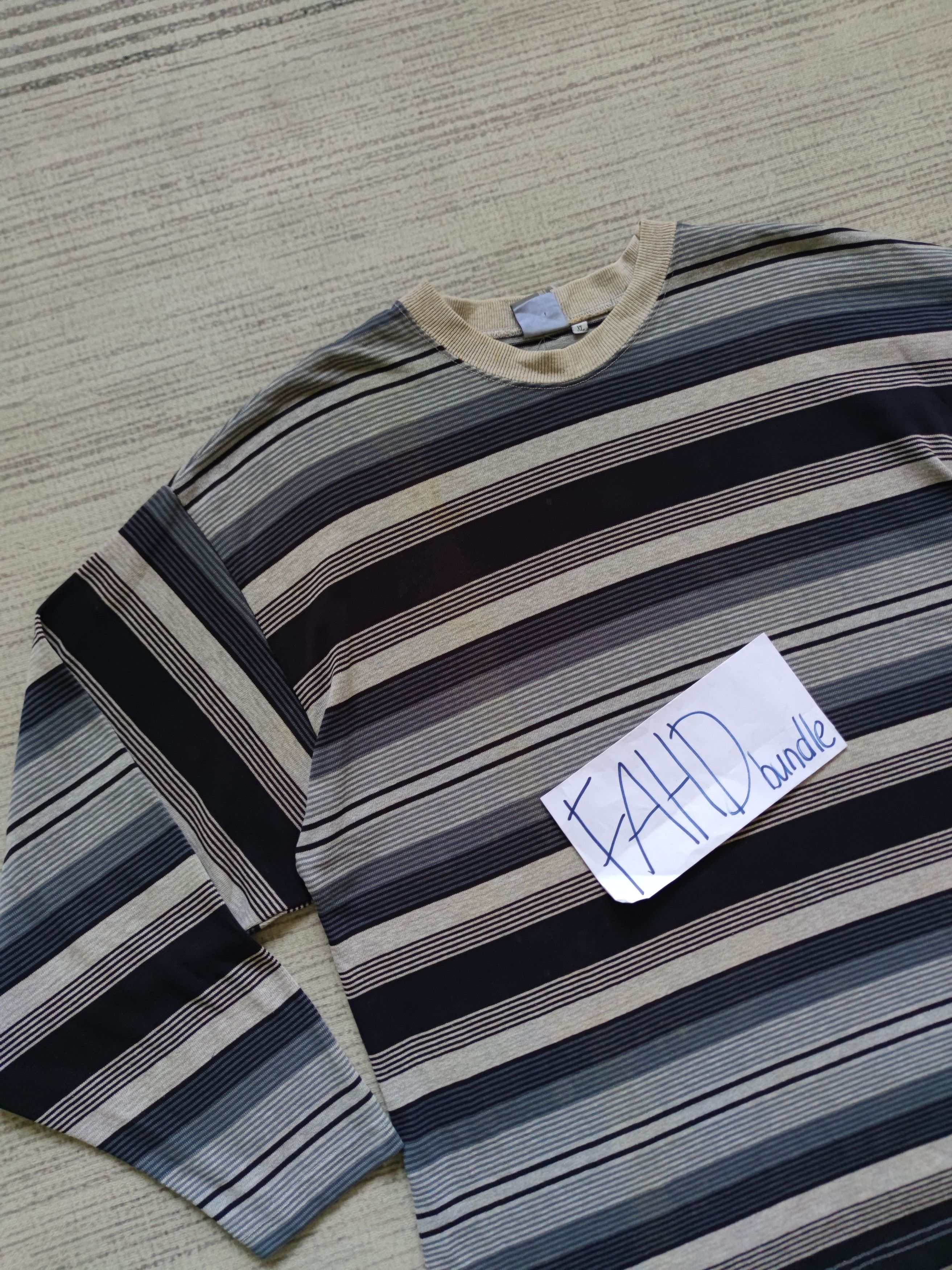 Quiksilver Vintage 90s Quiksilver Striped Silver Edition Made in USA Size US XL / EU 56 / 4 - 5 Thumbnail