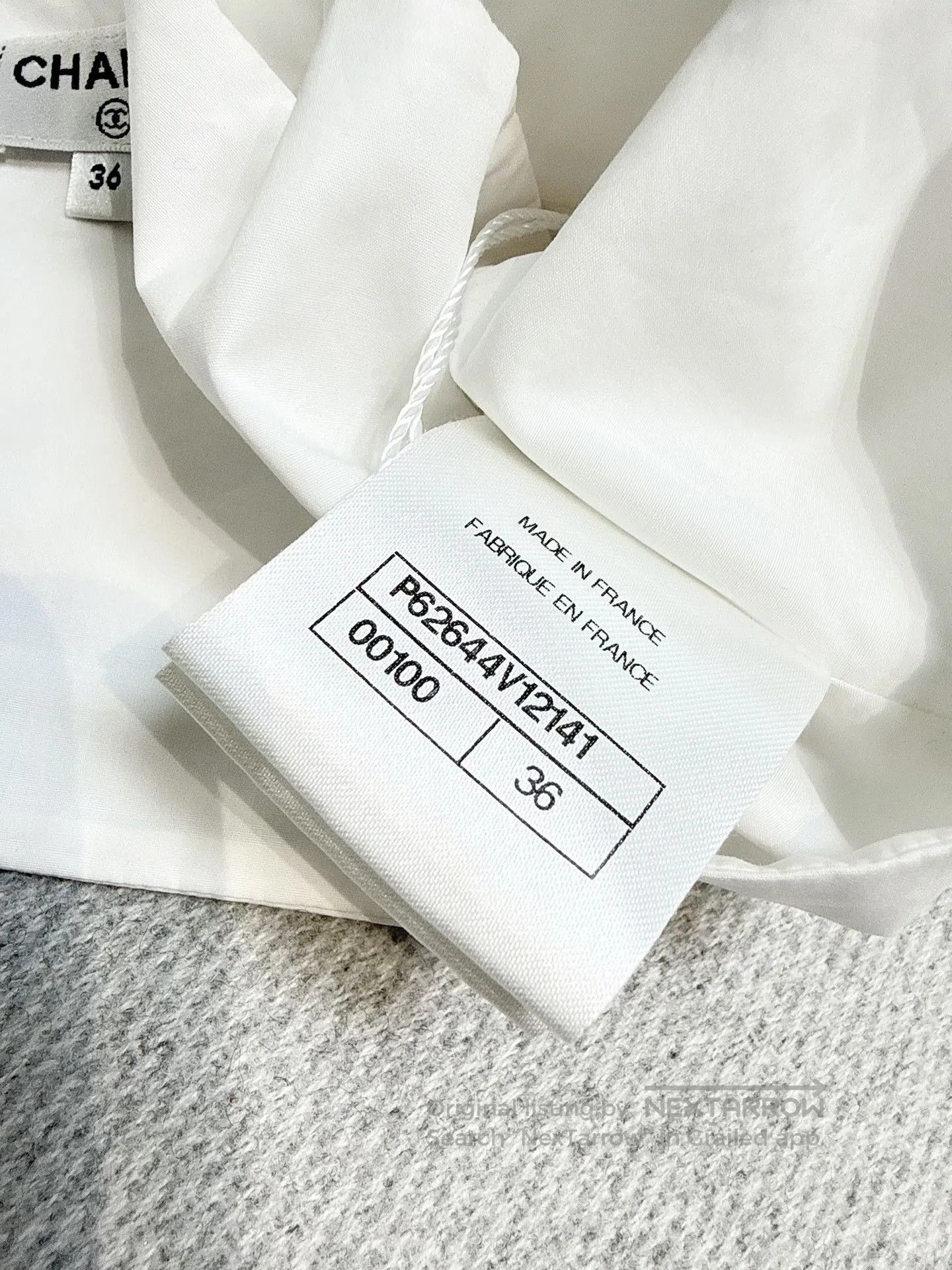 Chanel Chanel 20C White Bow Camellia Camisole. Size XS / US 0-2 / IT 36-38 - 6 Thumbnail