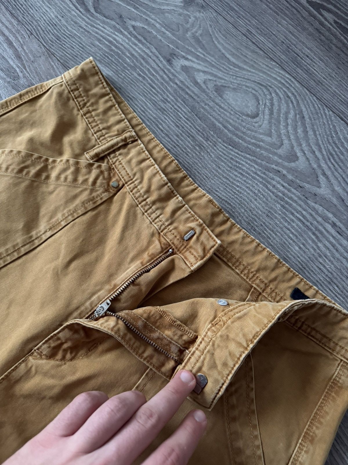 Allsaints Allsaints Mens Dessa Trouser Carpenter Opium Jeans Size US 31 - 16 Thumbnail
