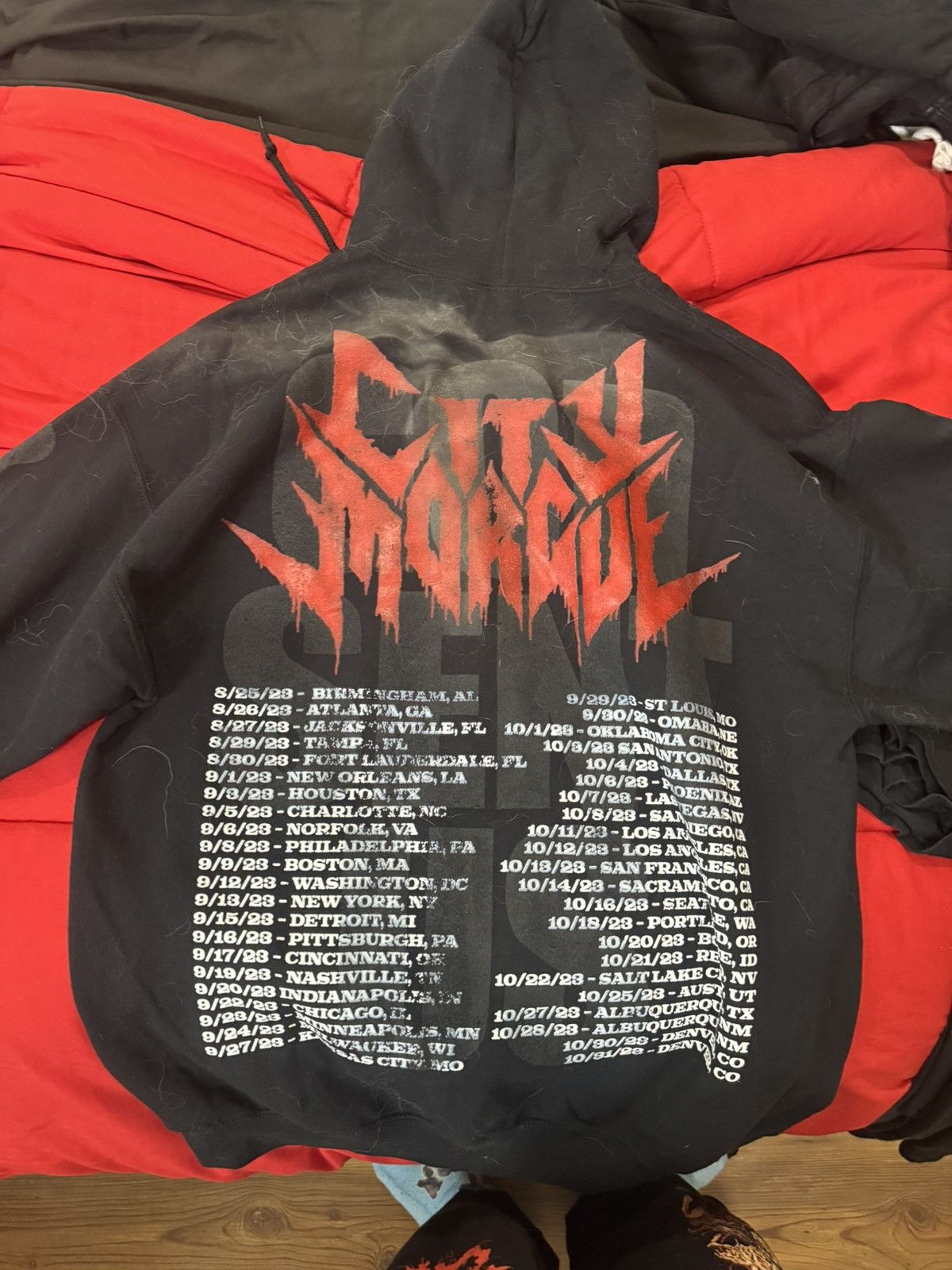 City Morgue City morgue glow in the dark tour hoodie Size US L / EU 52-54 / 3 - 2 Thumbnail