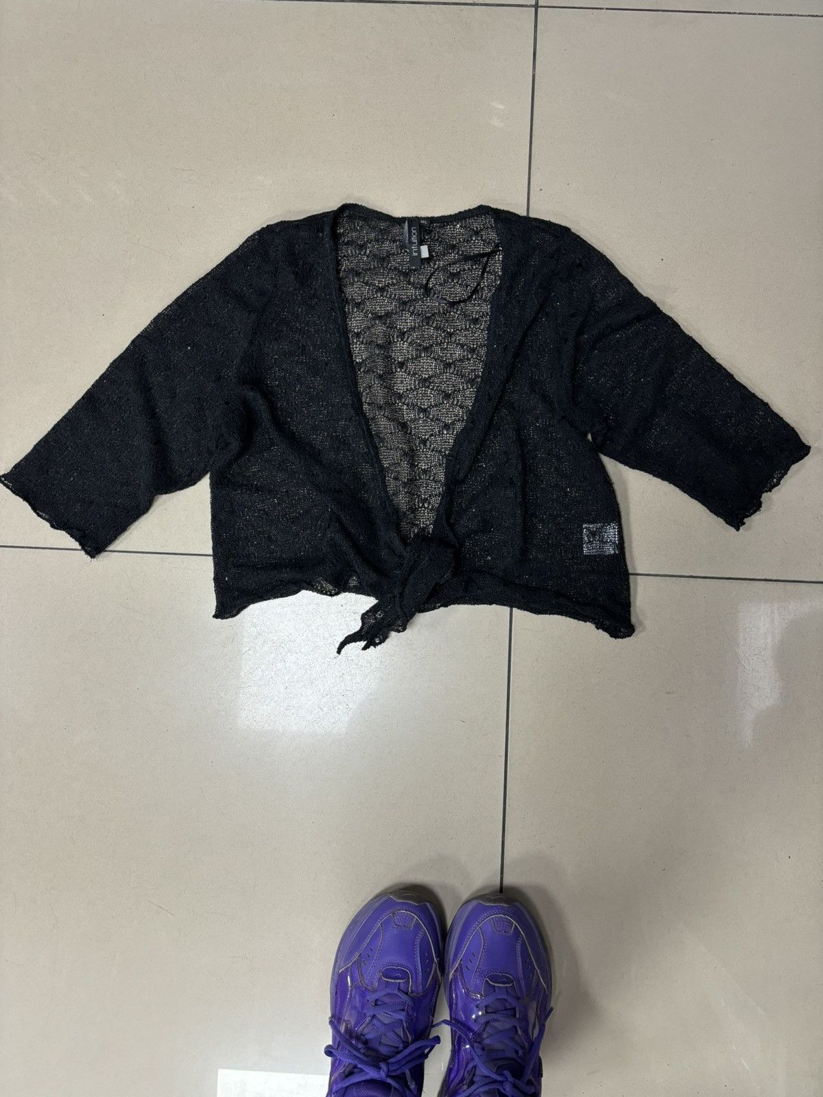 Japanese Brand × Vintage Vintage Open Weave Crotchet Net Shrug Size M / US 6-8 / IT 42-44 - 1 Thumbnail