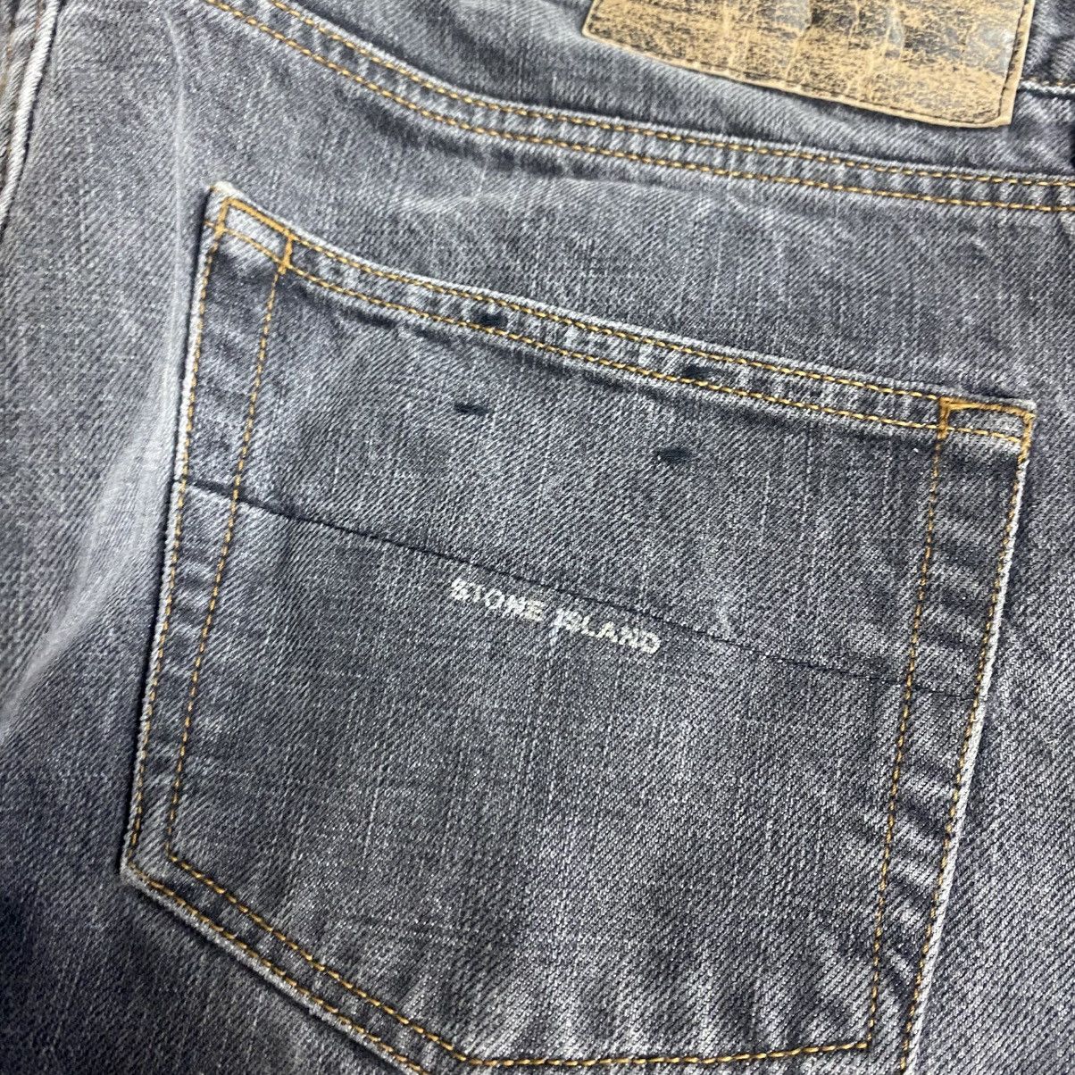Stone Island Vintage 80s Trashed Stone Island Jeans Patch Logo Dnim pants Size US 36 / EU 52 - 5 Thumbnail