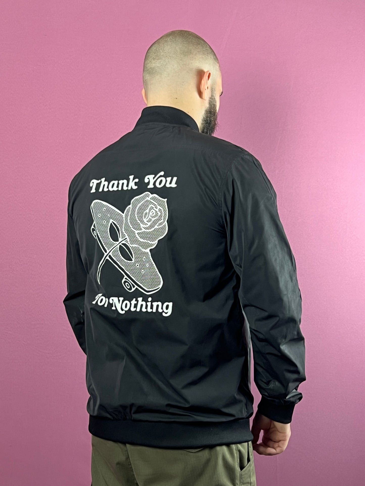 Adidas × Vintage Adidas Originals "Thank You For Nothing" Vintage Bomber L Size US L / EU 52-54 / 3 - 3 Thumbnail