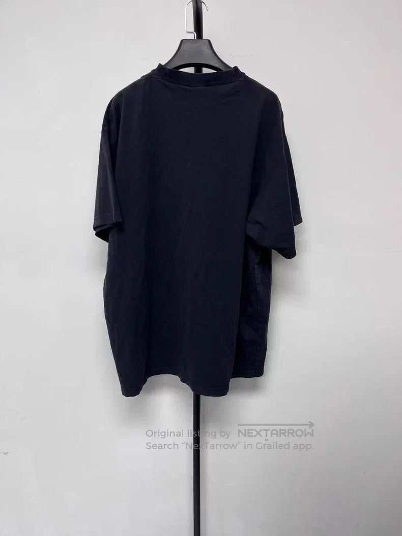 Balenciaga Balenciaga Round neck short-sleeve embroidered cotton T-sh Size US M / EU 48-50 / 2 - 2 Thumbnail