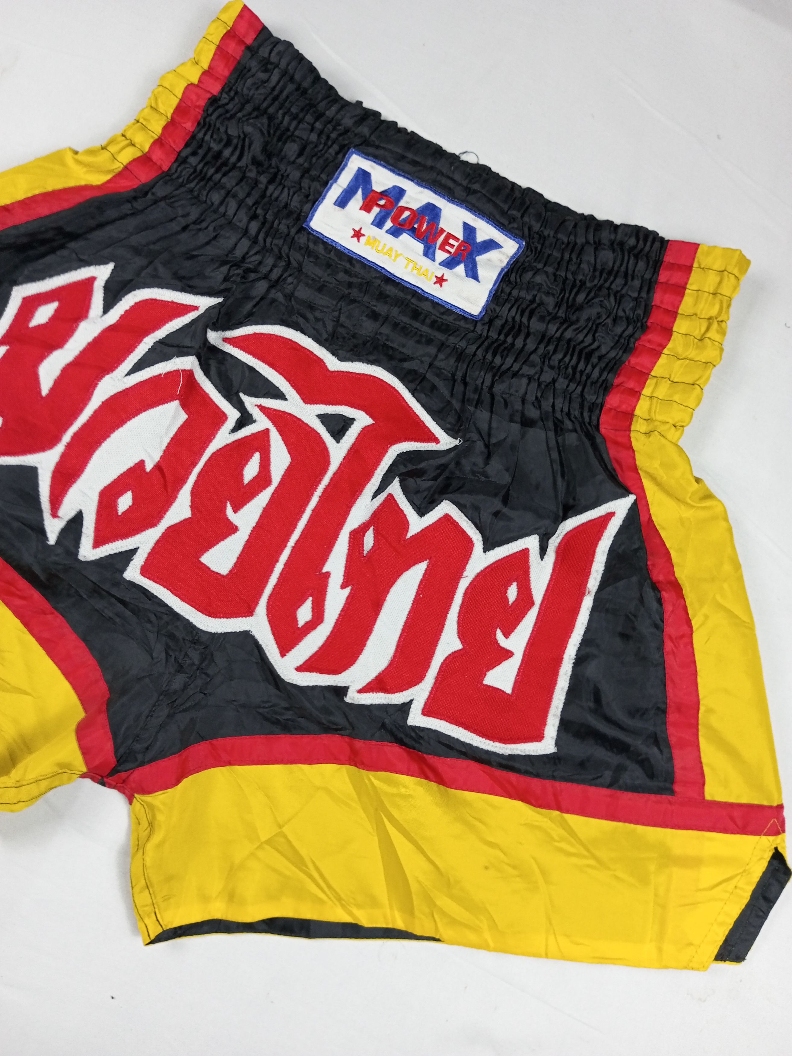 Other Vintage Muay Thai Sportswear Shorts 90s Embroidery Size US 32 / EU 48 - 2 Thumbnail