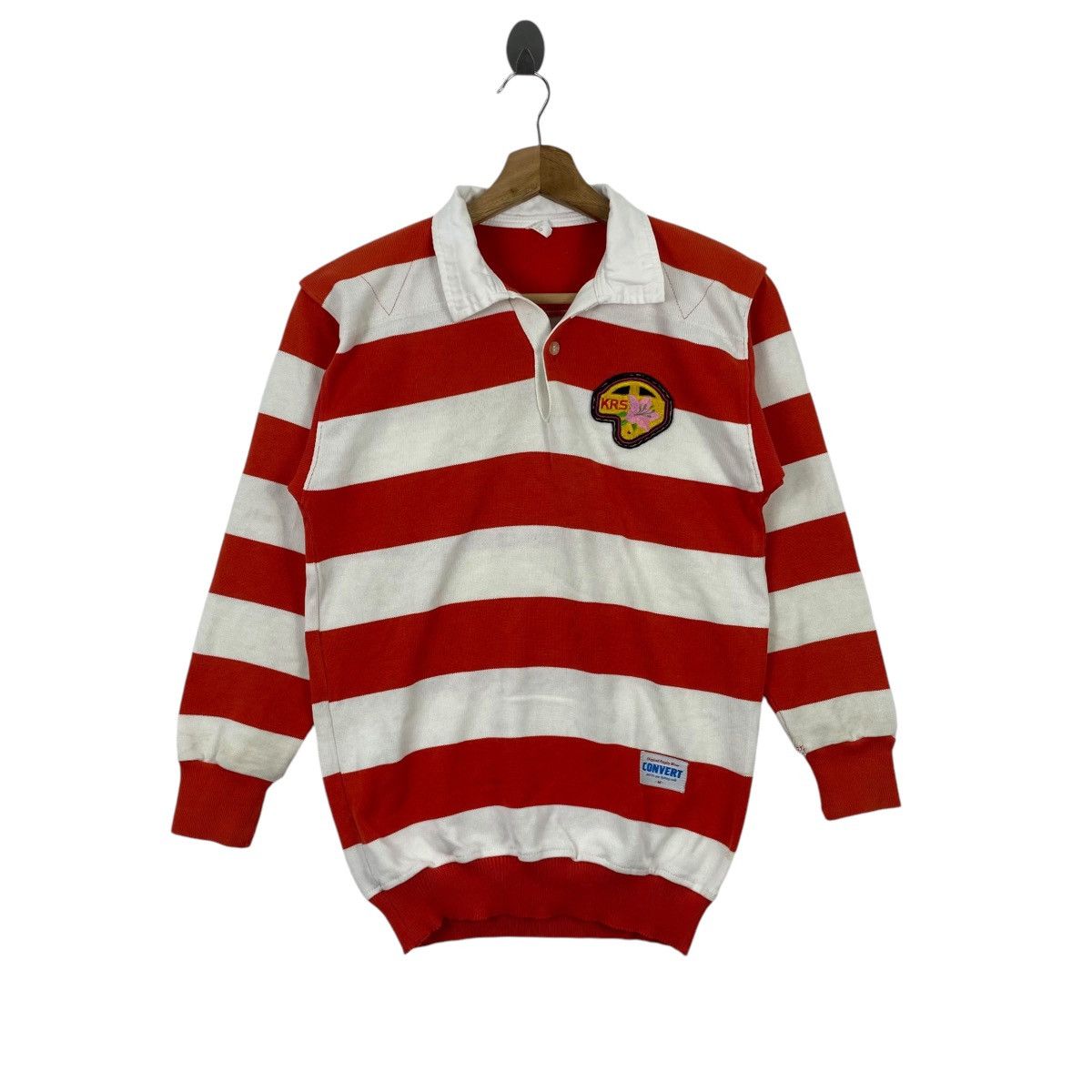 Vintage Vintage 80's KRS Original Rugby Wear Convert White Point Size US M / EU 48-50 / 2 - 1 Thumbnail