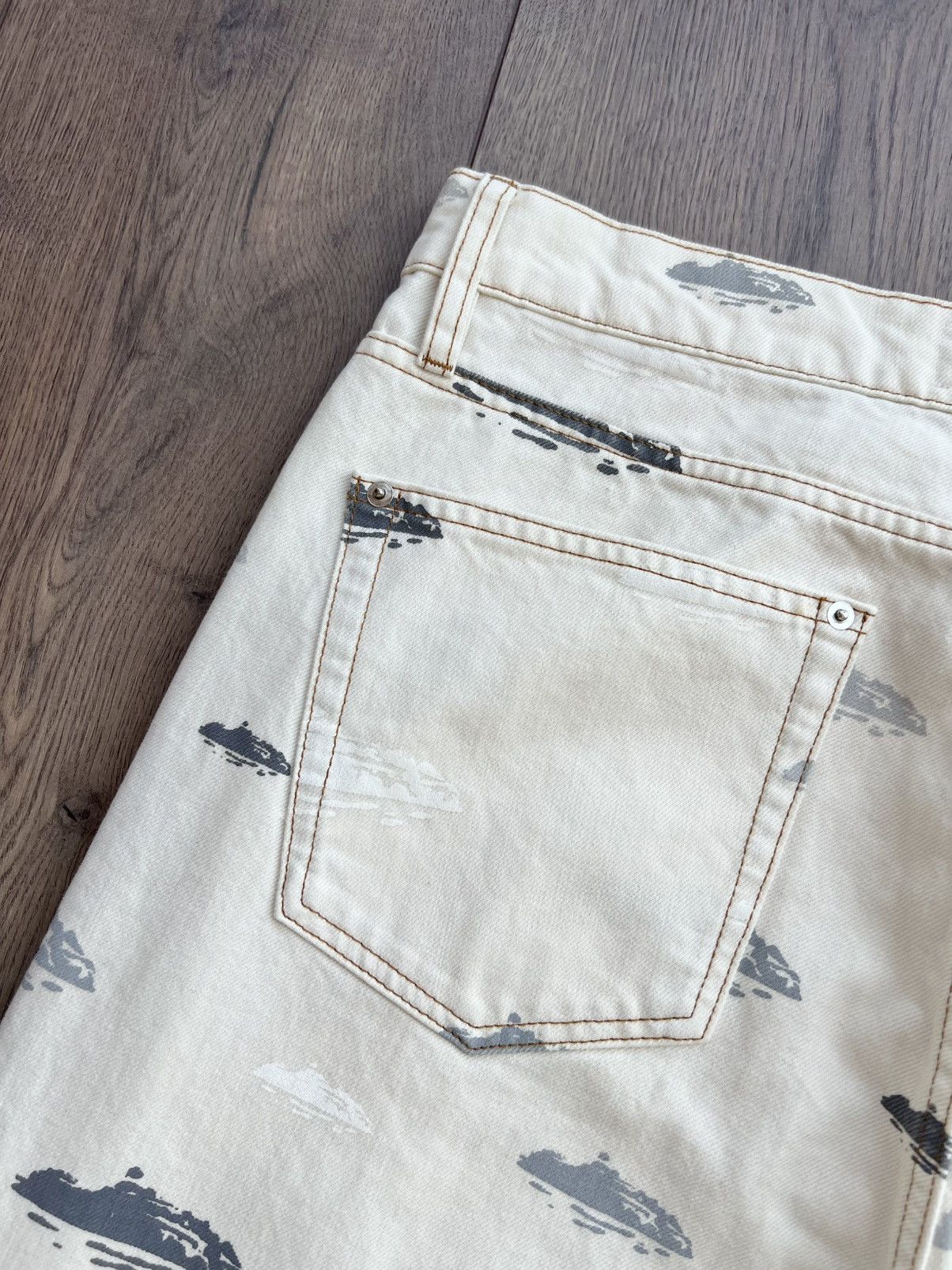 Corteiz Corteiz Alcatraz Pattern Denim Jeans White Large Size US 34 / EU 50 - 9 Thumbnail