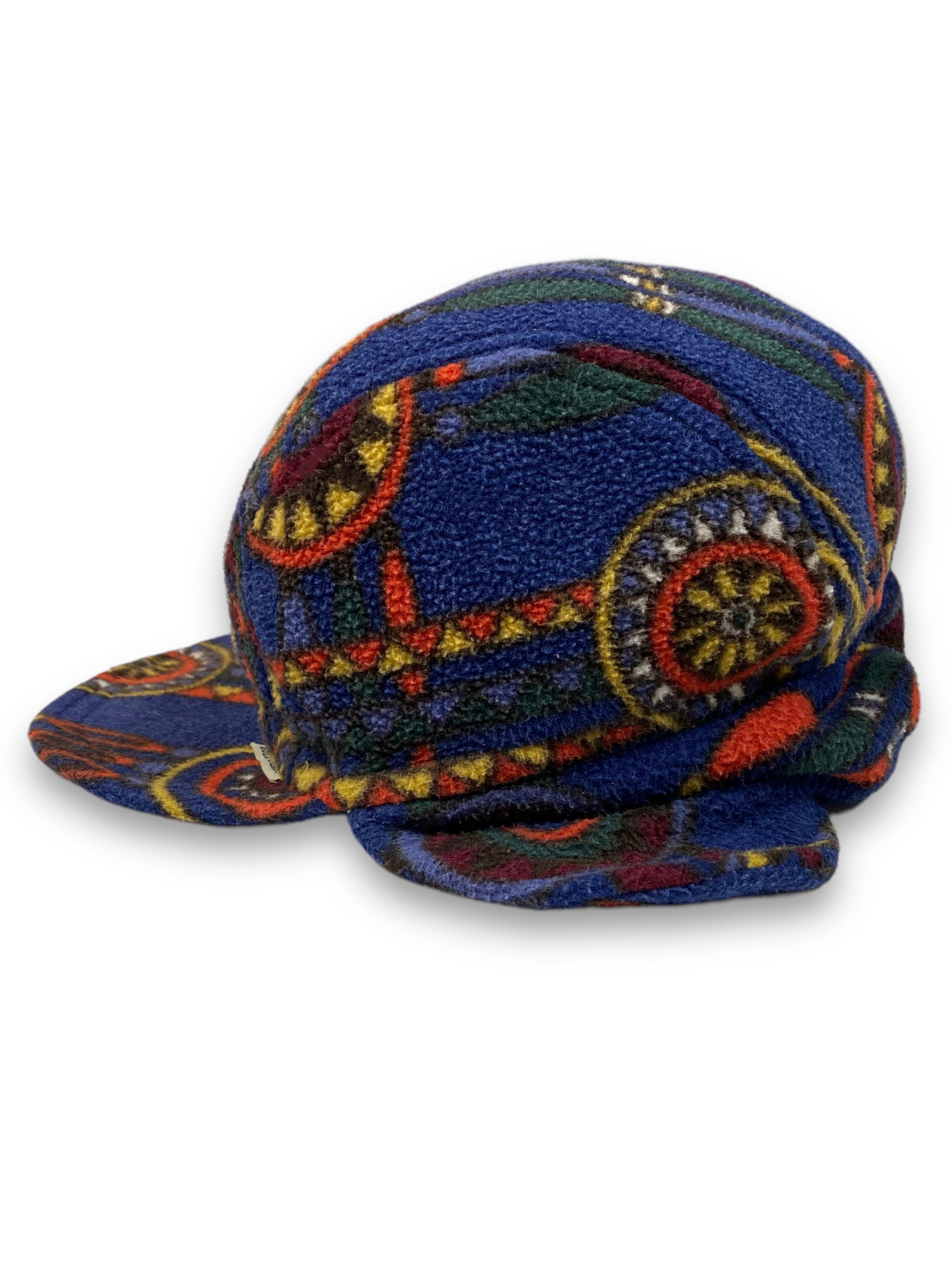 Vintage Vintage GOLD COAST Crazy Print Abstract Y2k 5 Panel Cap M684 Size ONE SIZE - 3 Thumbnail