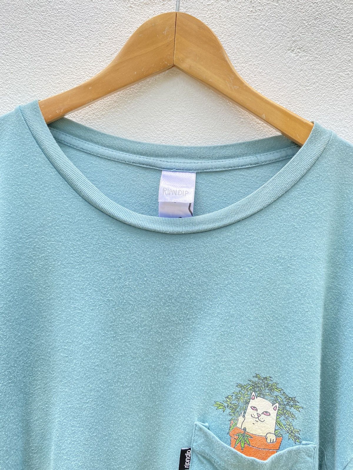 RIPNDIP Rip n Dip cat pocket long sleeve tee Size US XL / EU 56 / 4 - 8 Thumbnail